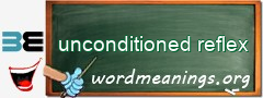 WordMeaning blackboard for unconditioned reflex